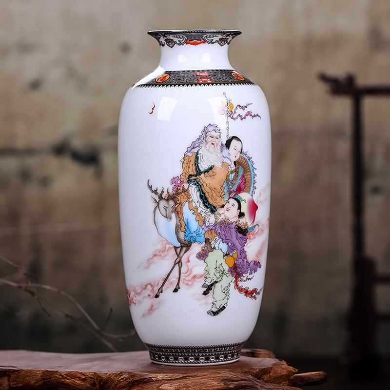 VASE CHINOIS PORCELAINE - SHANLIANG