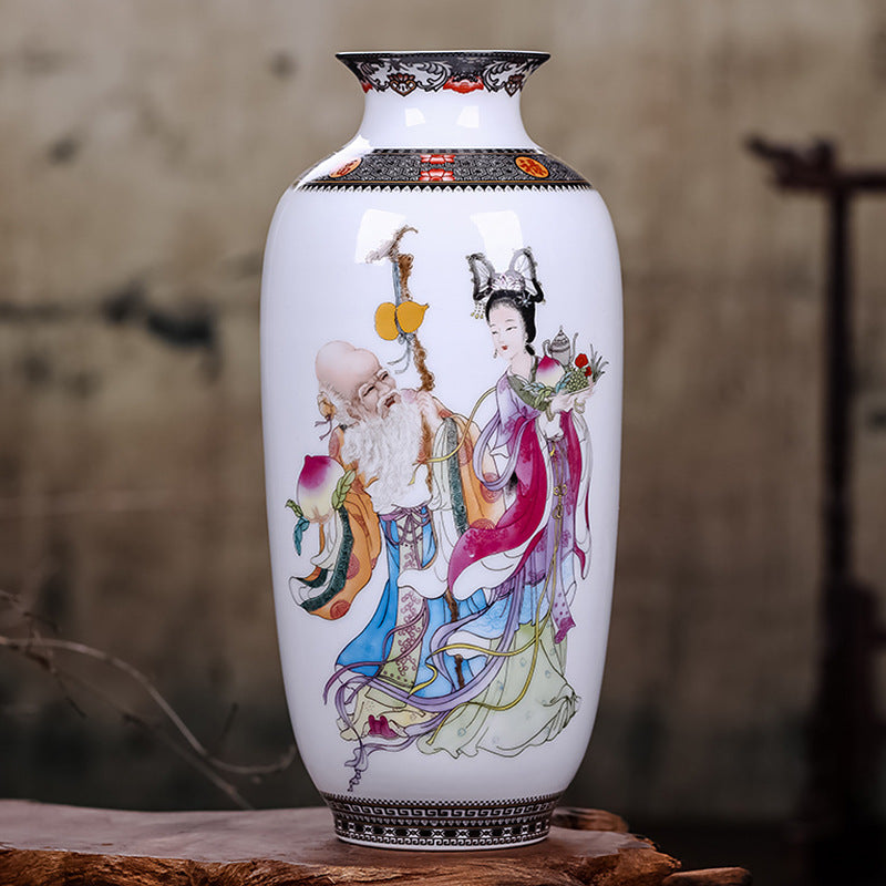 VASE CHINOIS PORCELAINE - SHANLIANG