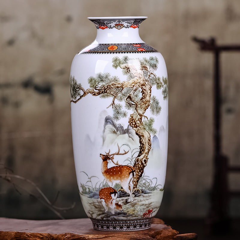 VASE CHINOIS PORCELAINE - SHANLIANG