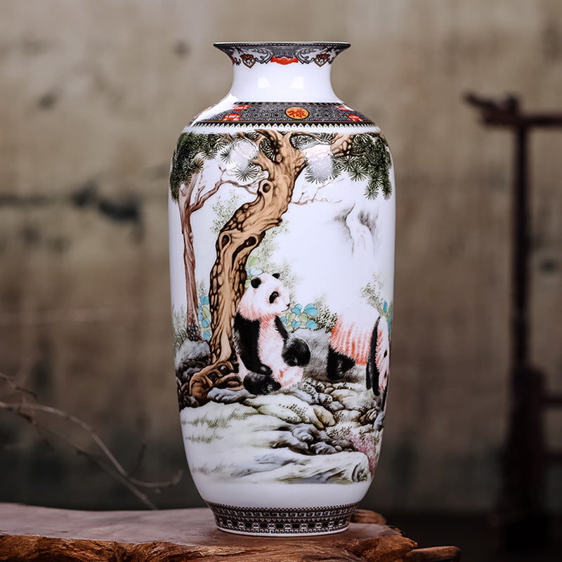 VASE CHINOIS PORCELAINE - SHANLIANG