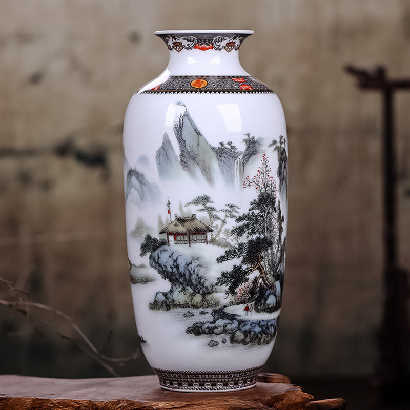 VASE CHINOIS PORCELAINE - SHANLIANG