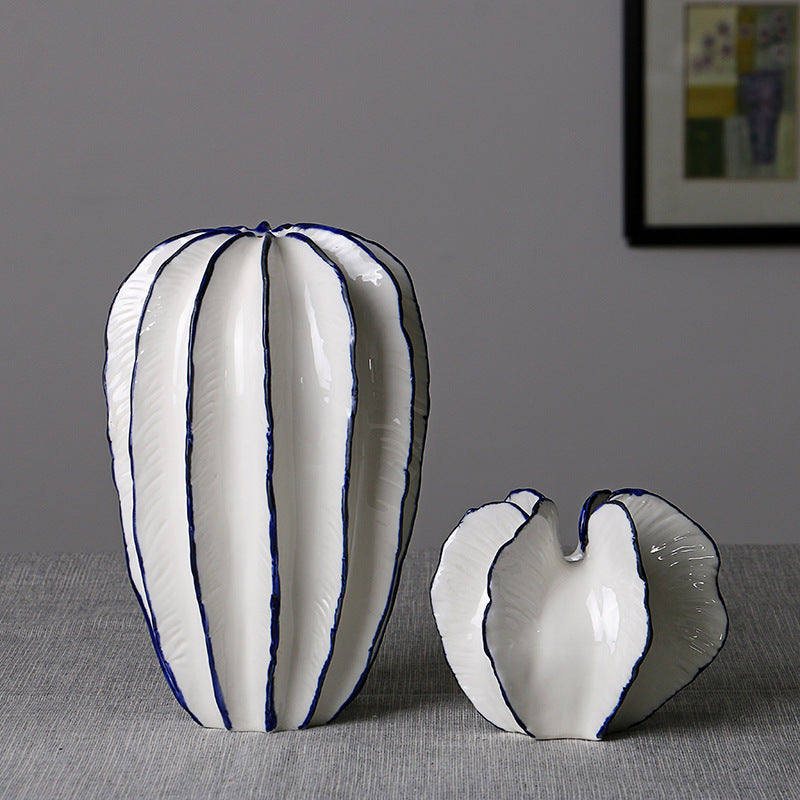 vases blancs design