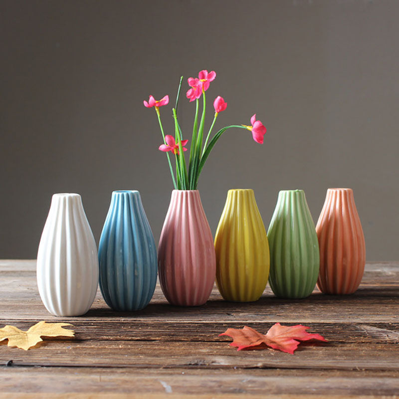 Set de petits vases céramiques