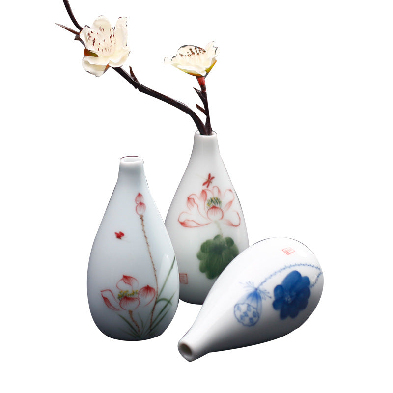 VASE CHINOIS PORCELAINE - CIQI