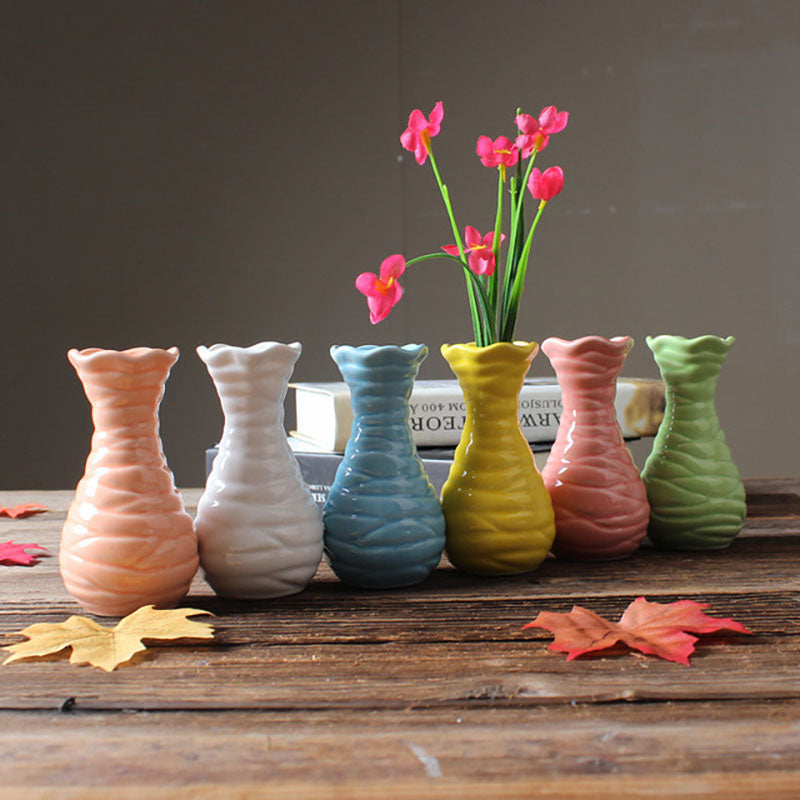 Set de petits vases céramiques